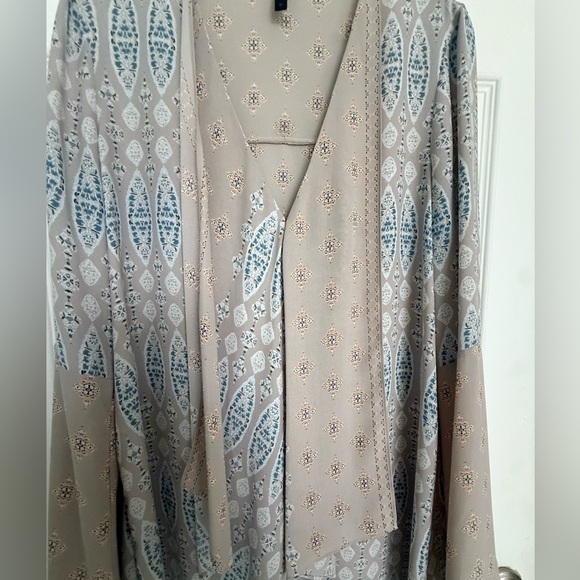 BCBGMaxAzria  Kyndal Tapestry Asymmetrical High-Low Dress size M Boho Chic Party - Picture 8 of 11